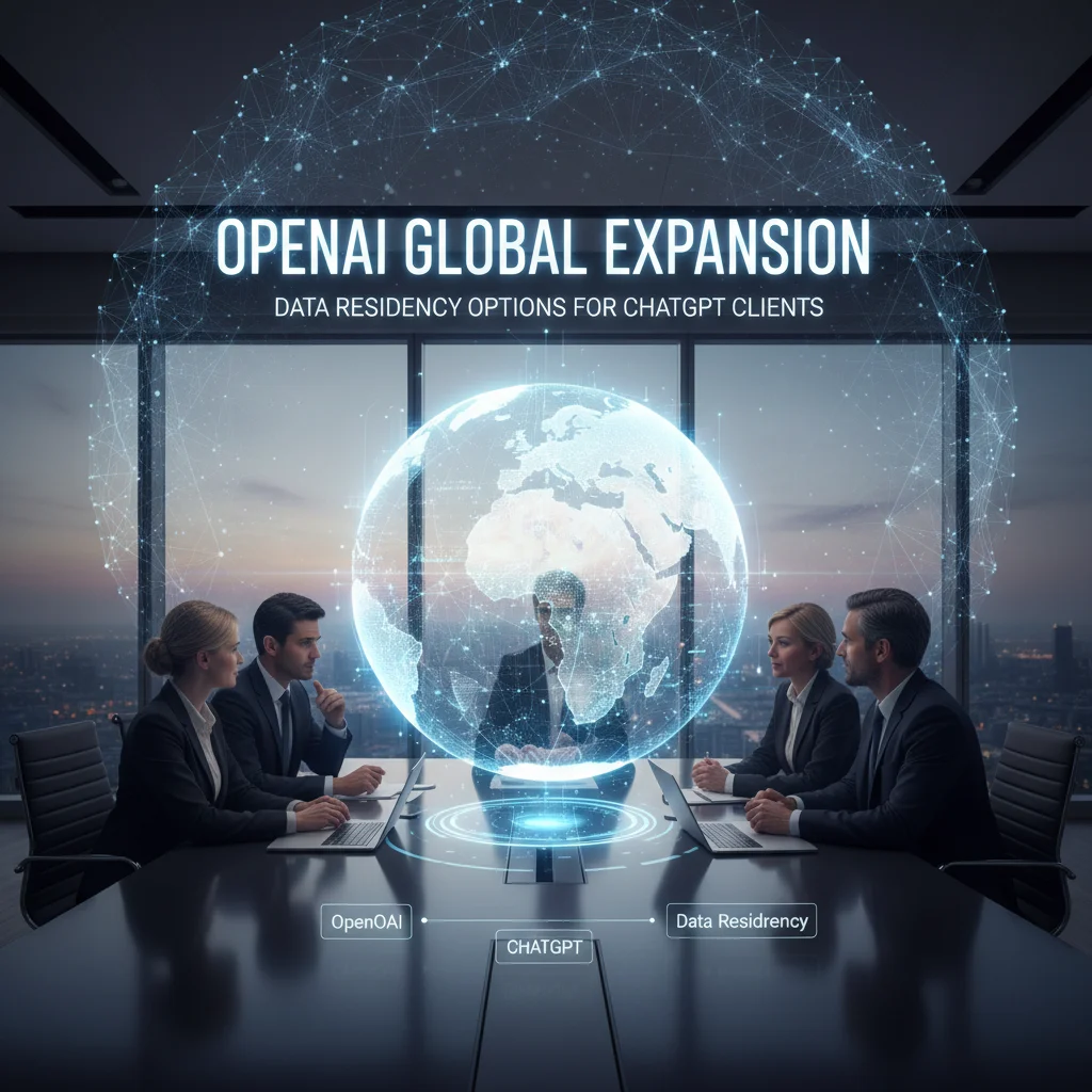 Expansão Global da OpenAI: Mais Opções de Residência de Dados para Clientes do ChatGPT