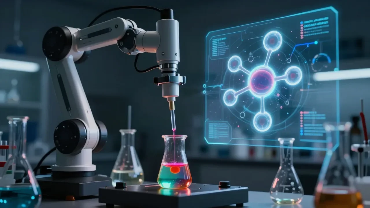 Revolução na Síntese de Medicamentos: IA Autônoma Transforma a Química Medicinal - Imagem complementar