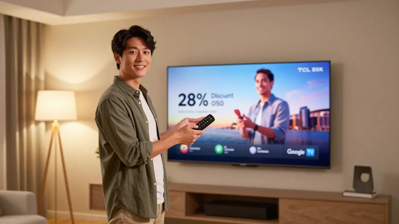 Oferta Imperdível: Smart TV TCL S5K de 32 Polegadas por R$ 898,44 com 28% de Desconto