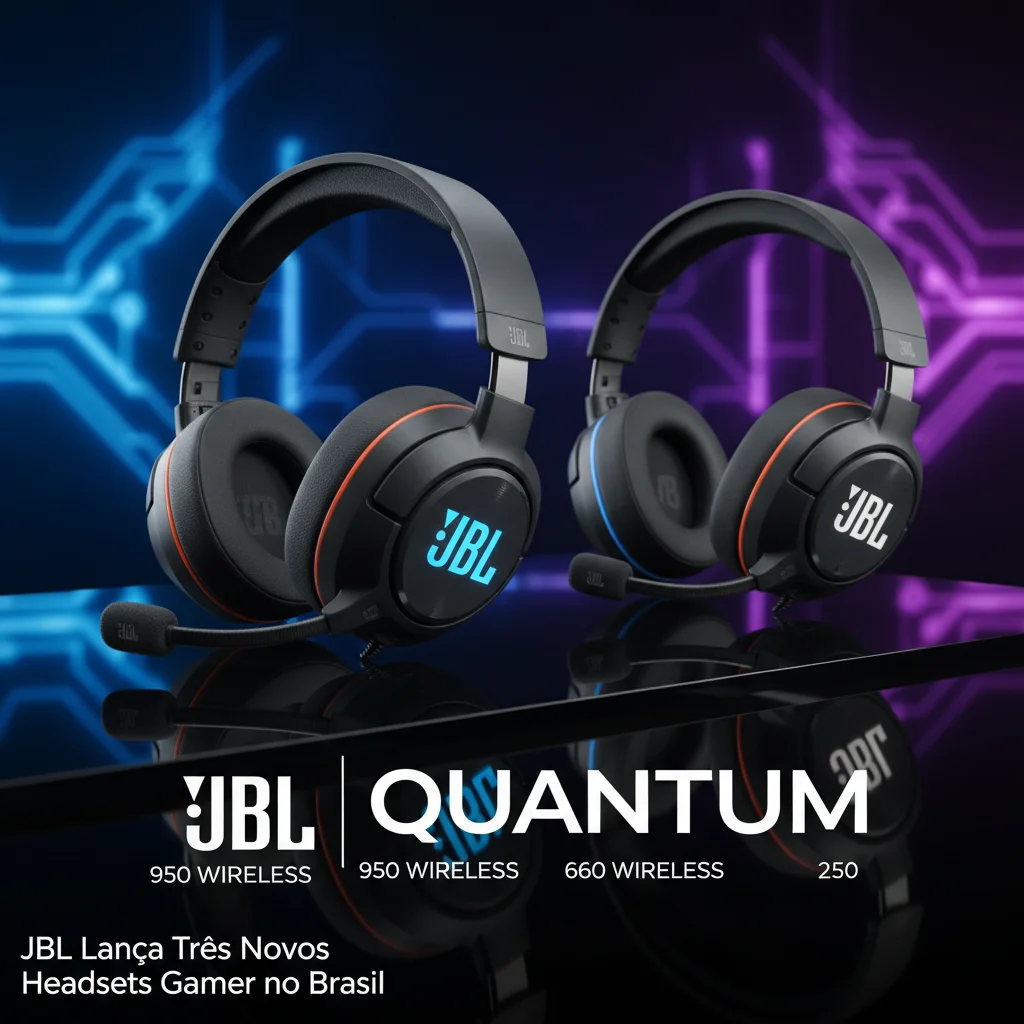 JBL Lança Três Novos Headsets Gamer no Brasil: Conheça os Modelos Quantum 950, 650 e 250