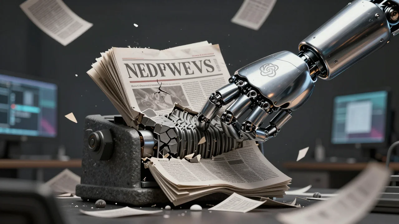 Alertas internos da OpenAI e da Microsoft revelam temor de que a IA destrua o jornalismo: entenda o caso que pode redefinir o futuro da internet - Imagem complementar