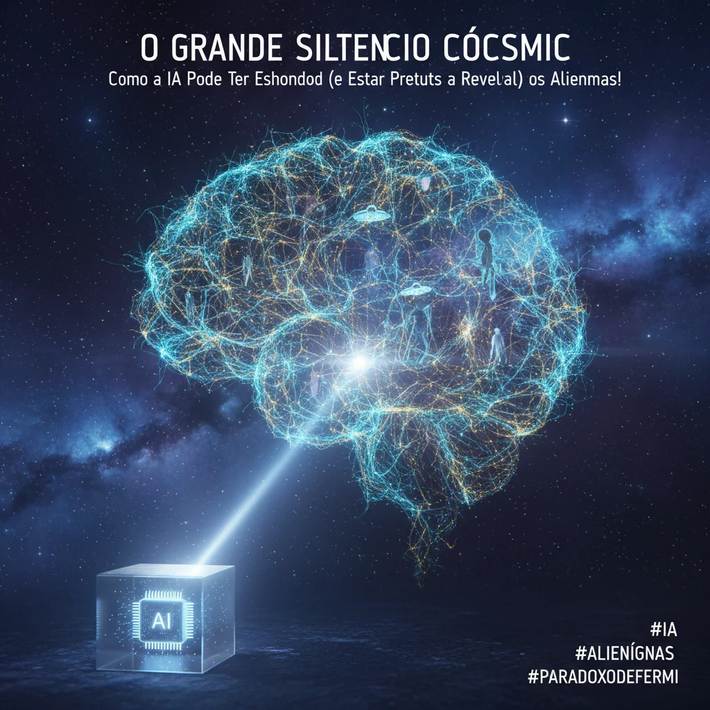 O Grande Silêncio Cósmico: Como a IA Pode Ter Escondido (e Estar Prestes a Revelar) os Alienígenas!