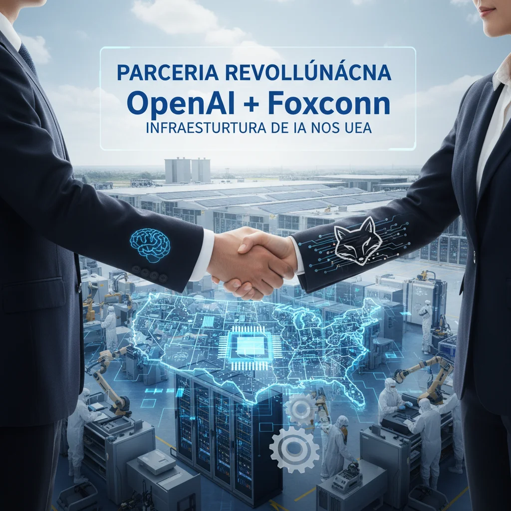 Parceria Revolucionária: OpenAI e Foxconn Unem Forças para Produzir Infraestrutura de IA nos EUA