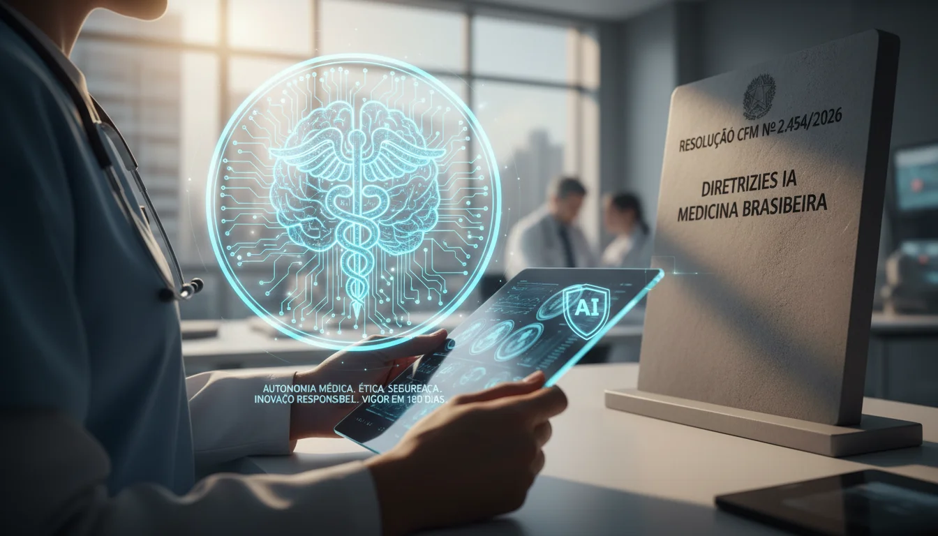 CFM estabelece diretrizes regulatórias para inteligência artificial na medicina brasileira