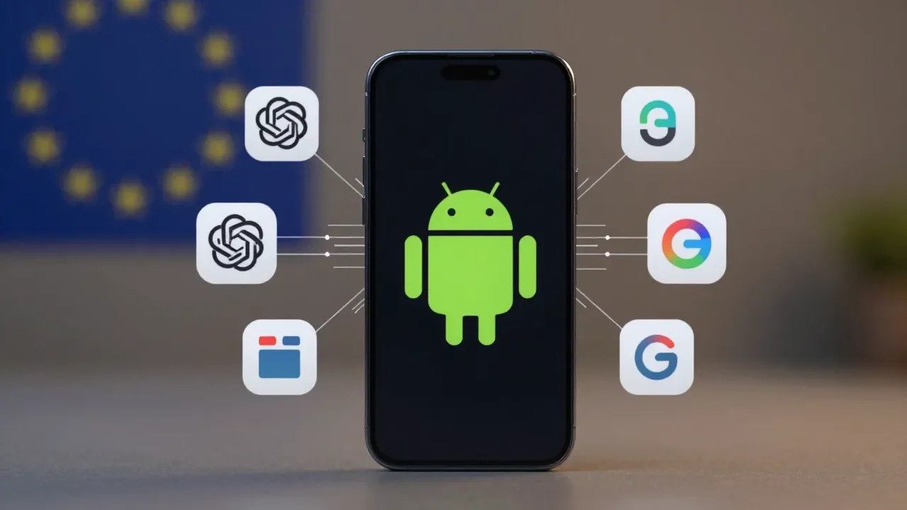 União Europeia exige abertura do Android para assistentes de IA - Imagem complementar