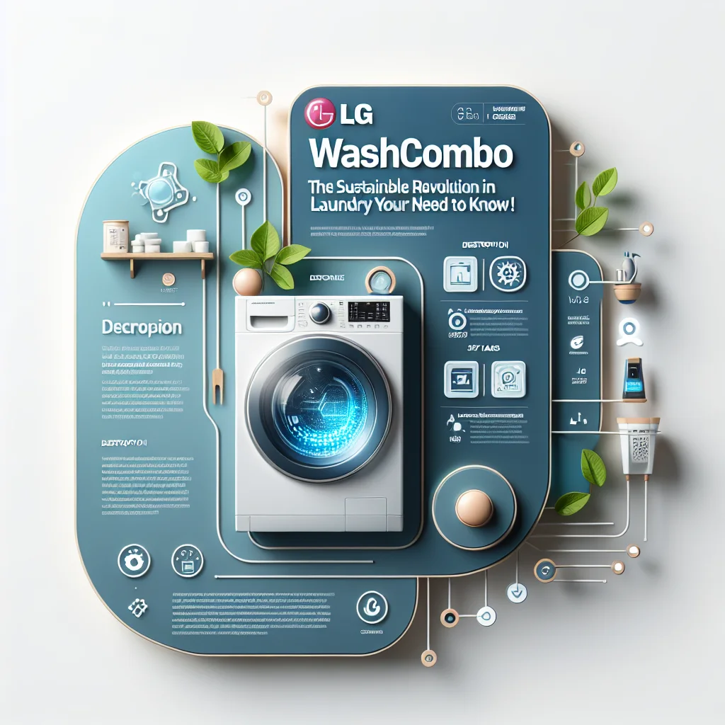 LG WashCombo: A Revolução Sustentável na Lavanderia Inteligente Que Você Precisa Conhecer!

