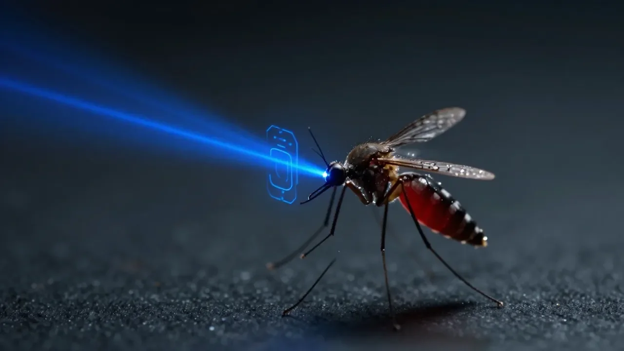 Ciência-Ficção Virou Realidade: Laser Azul com IA Caça Mosquitos em Pleno Voo e Transforma sua Morte em Jogo