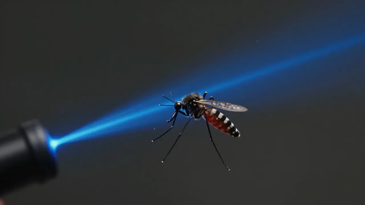 Ciência-Ficção Virou Realidade: Laser Azul com IA Caça Mosquitos em Pleno Voo e Transforma sua Morte em Jogo - Imagem complementar