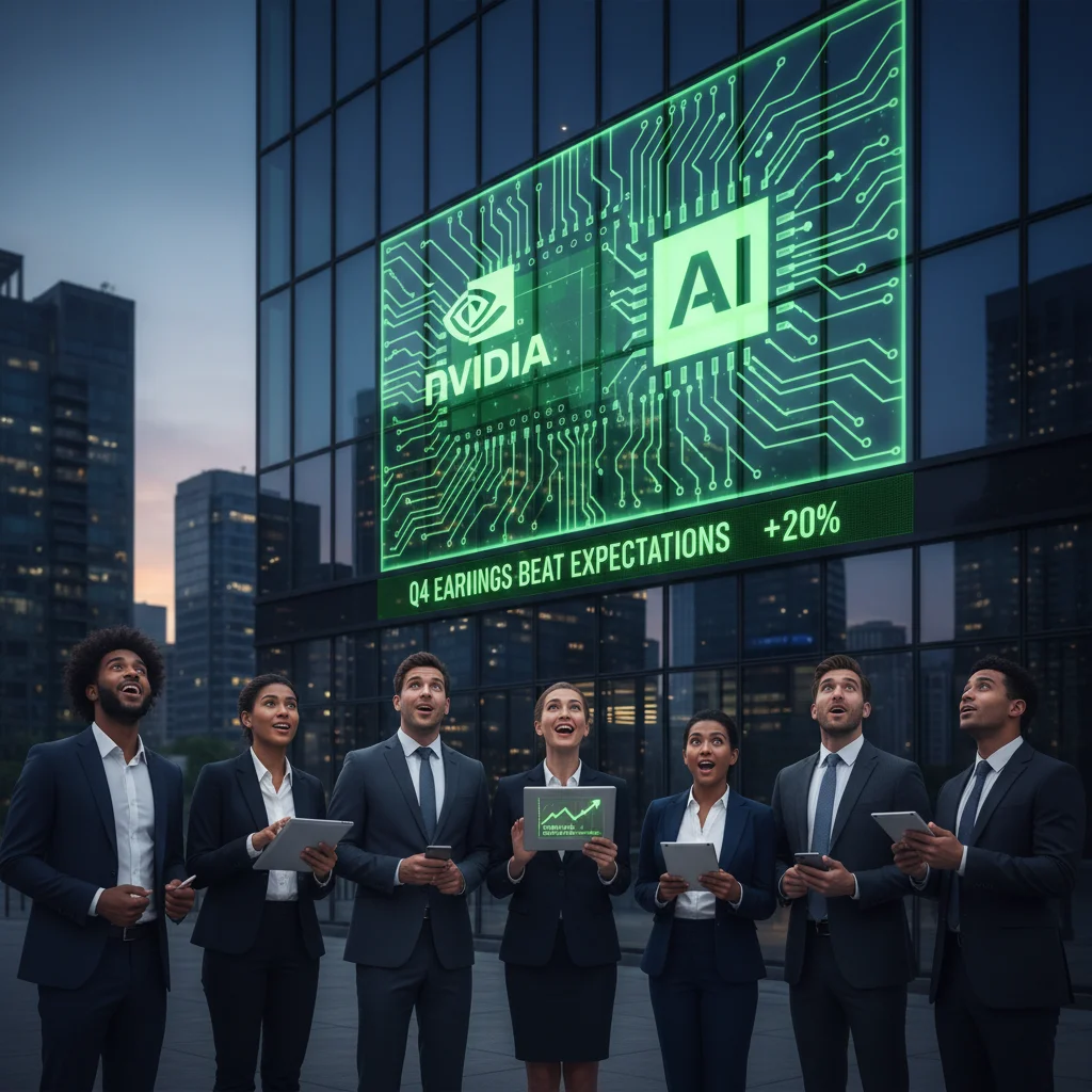 Nvidia Surpreende Novamente Wall Street com Resultados Trimestrais Acima das Expectativas