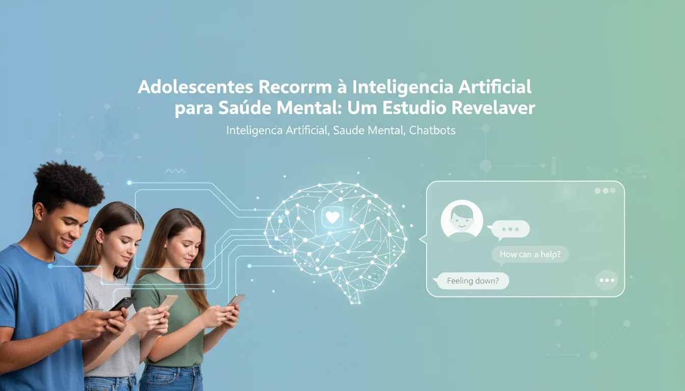 Adolescentes Recorrem à Inteligência Artificial para Saúde Mental: Um Estudo Revelador