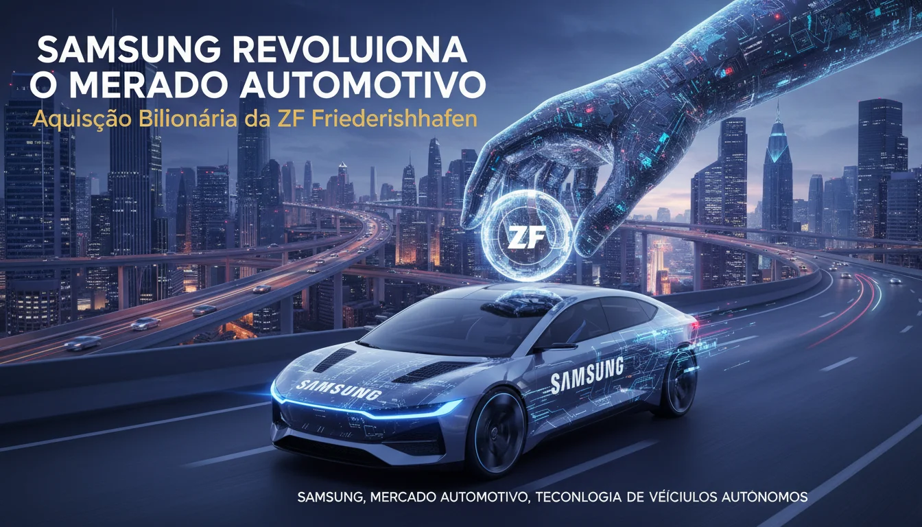 Samsung Revoluciona o Mercado Automotivo com Aquisição Bilionária da ZF Friedrichshafen