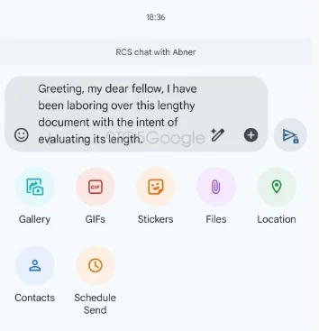Google Mensagens testa novo atalho para botão de IA que ajuda a escrever textos - TudoCelular.com - Imagem complementar