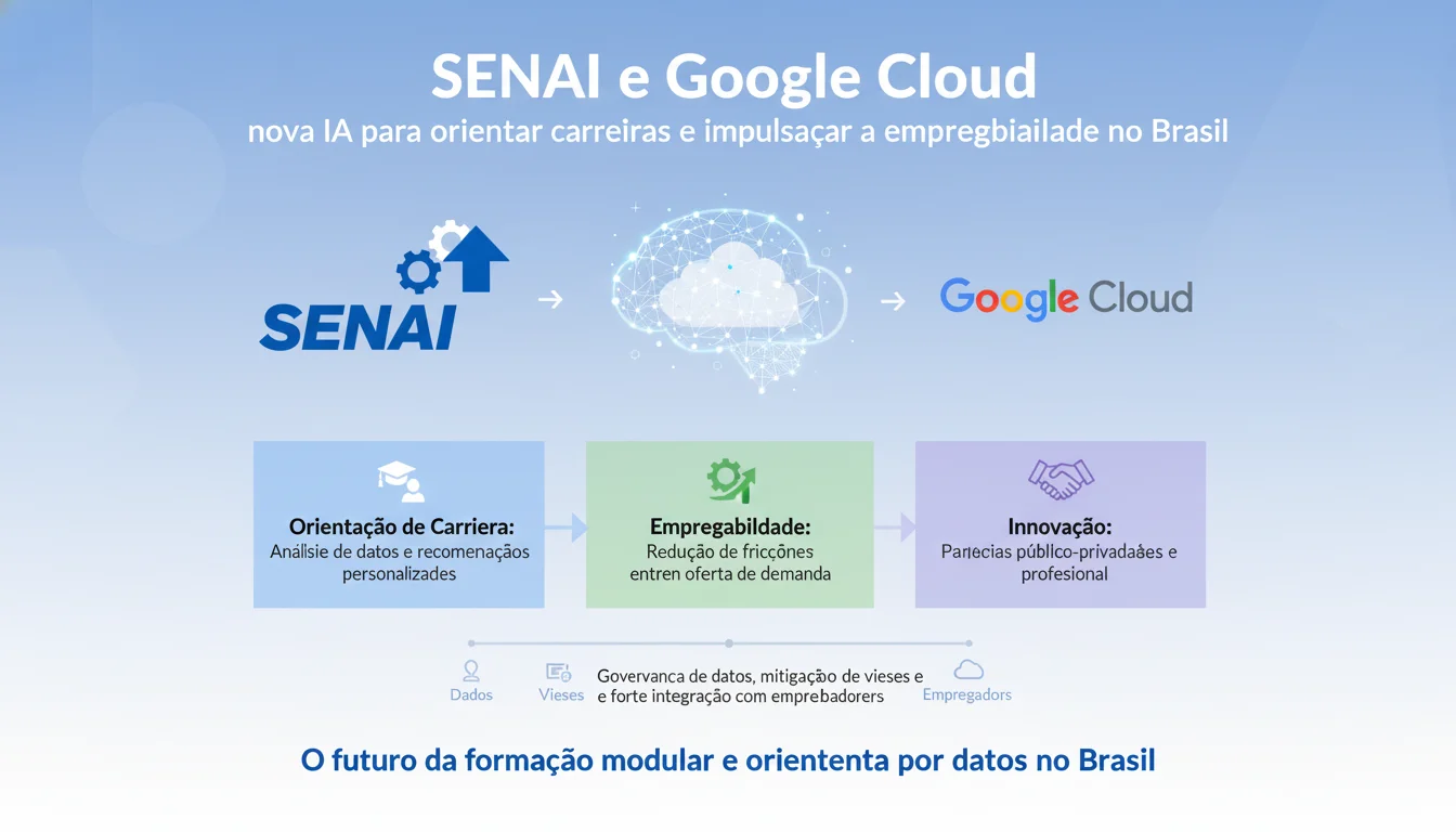 SENAI e Google Cloud: nova IA para orientar carreiras e impulsionar a empregabilidade no Brasil