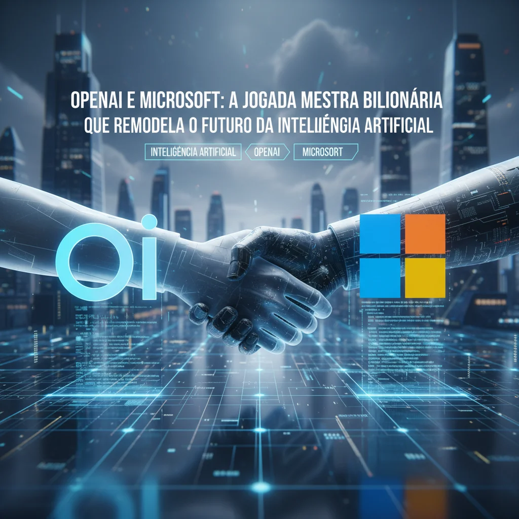 OpenAI e Microsoft: A Jogada Mestra Bilionária que Remodela o Futuro da Inteligência Artificial