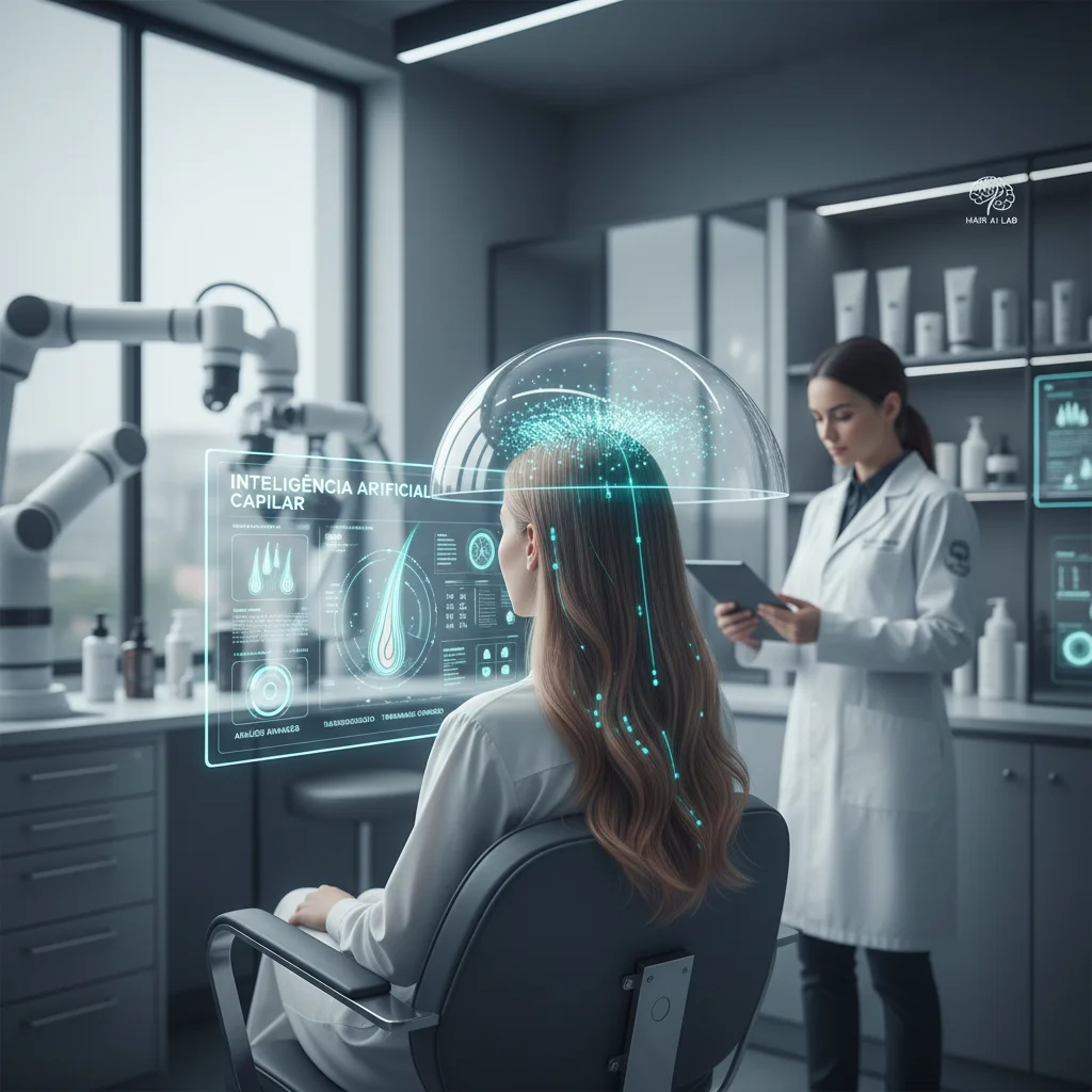 A Inteligência Artificial Capilar: Como a Tecnologia Está Revolucionando o Cuidado com o Cabelo