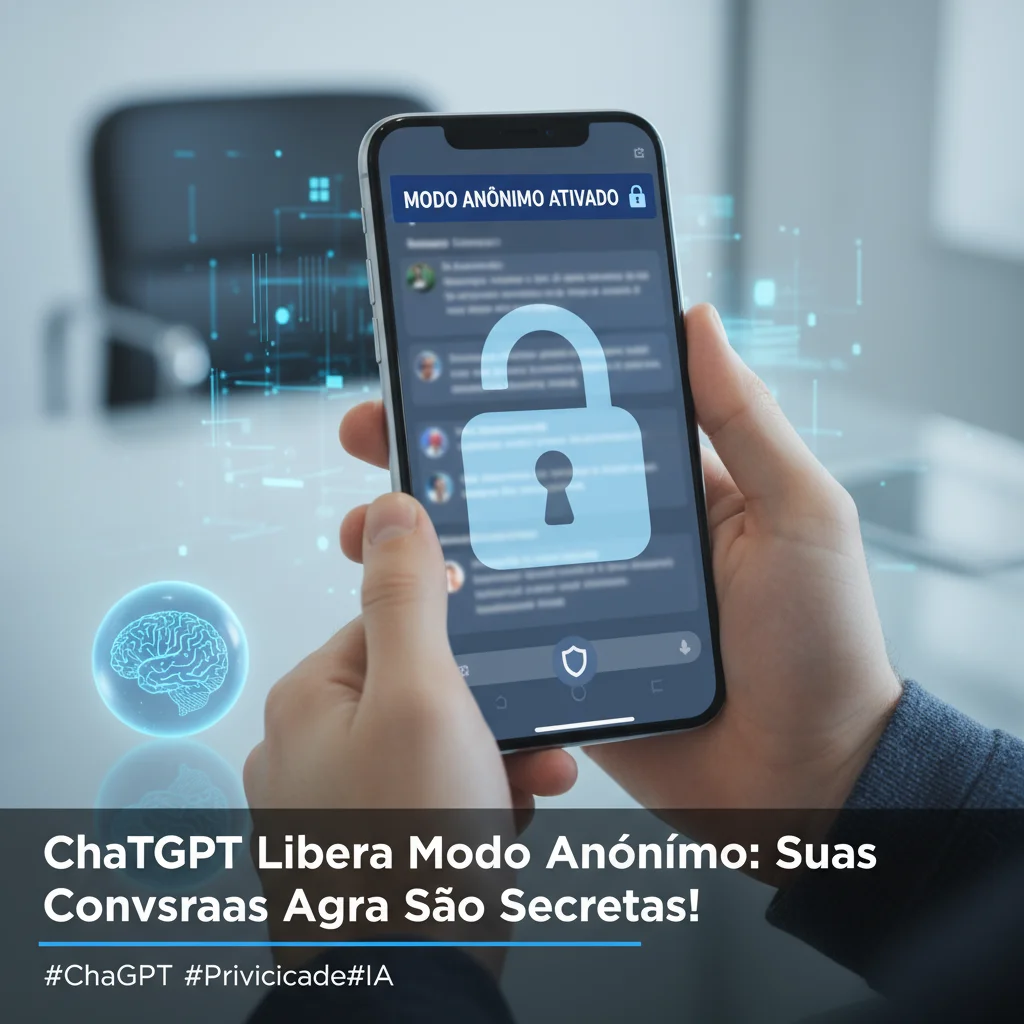 ChatGPT Libera Modo Anônimo: Suas Conversas Agora São Secretas!