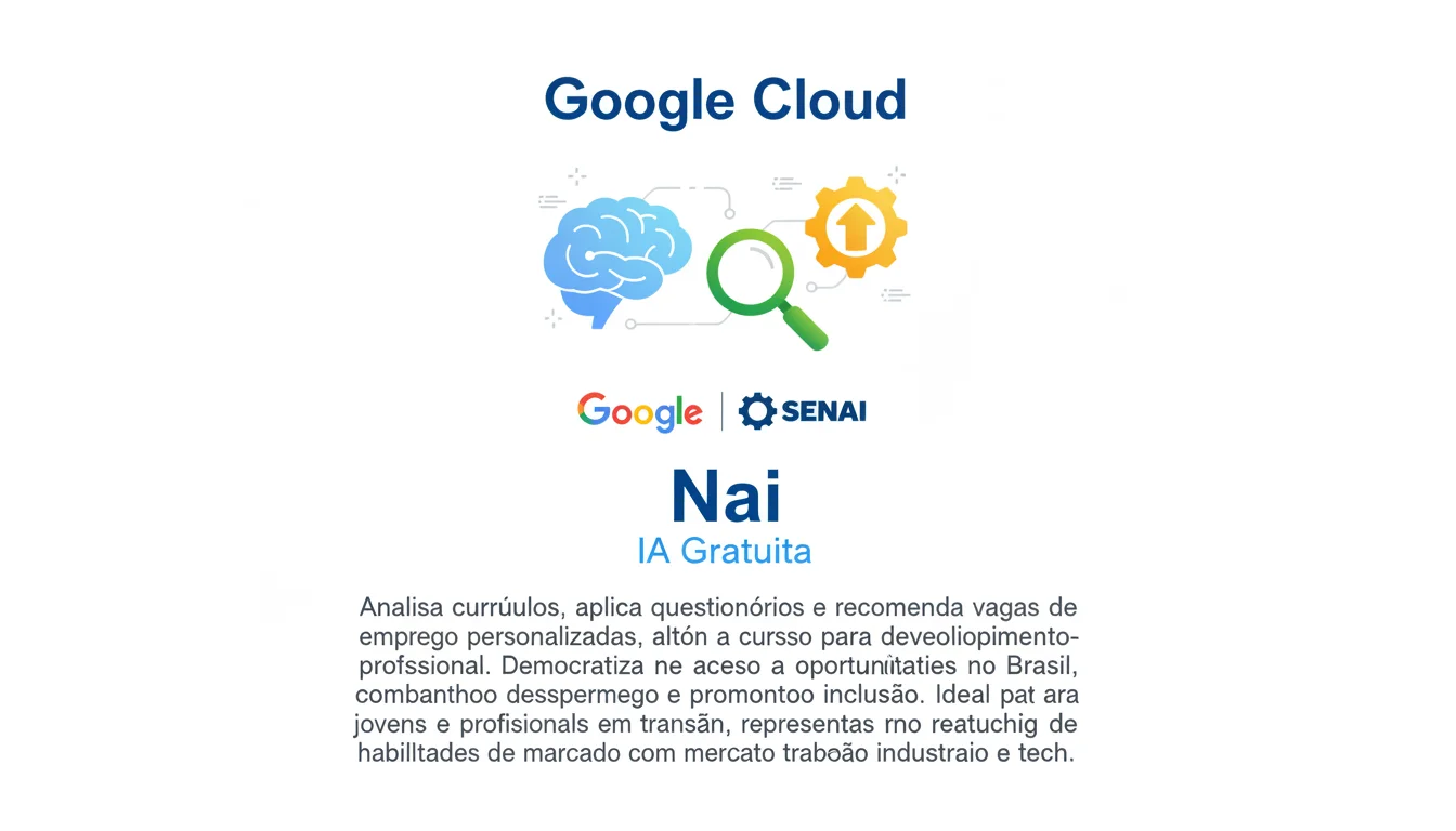 Google e SENAI Lançam Nai: IA Gratuita que Analisa Currículos e Recomenda Vagas de Emprego no Brasil
