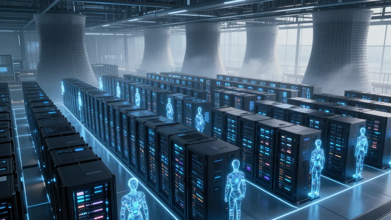 A Fome de Energia da IA Agêntica: Como Milhares de Agentes Autônomos por Usuário Estão Redefinindo o Futuro dos Data Centers - Imagem complementar