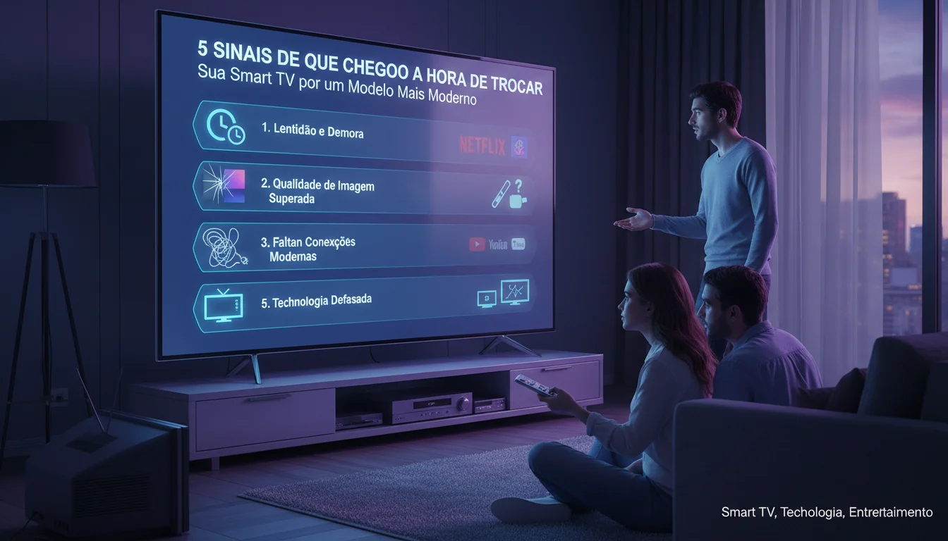 5 Sinais de que Chegou a Hora de Trocar Sua Smart TV por um Modelo Mais Moderno
