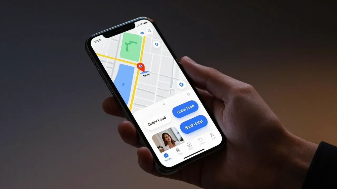 Google Maps Revolucionado: Pedidos de Comida e Reservas de Hotel ao Alcance de uma Pergunta - Imagem complementar