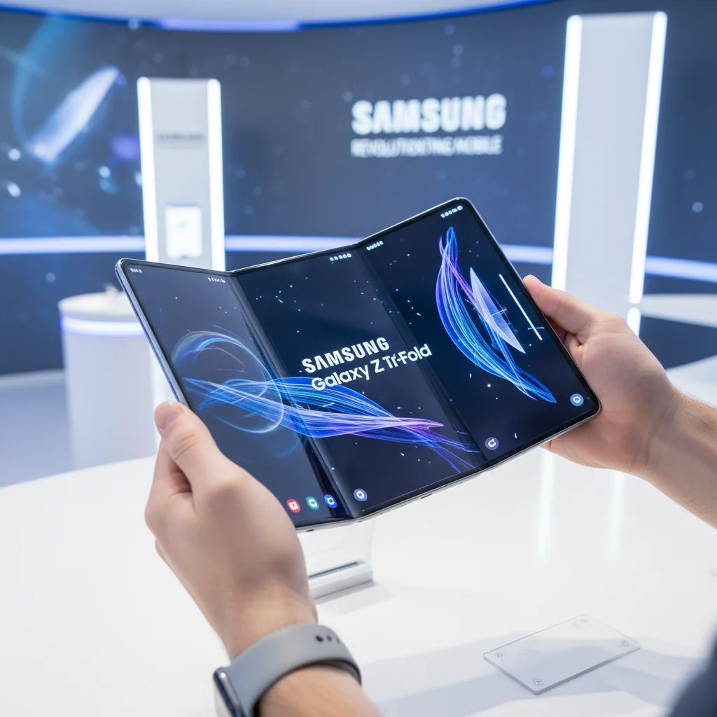 Samsung Revoluciona o Mercado com o Galaxy Z TriFold: O Primeiro Smartphone com Tela Dobrável em Três Partes