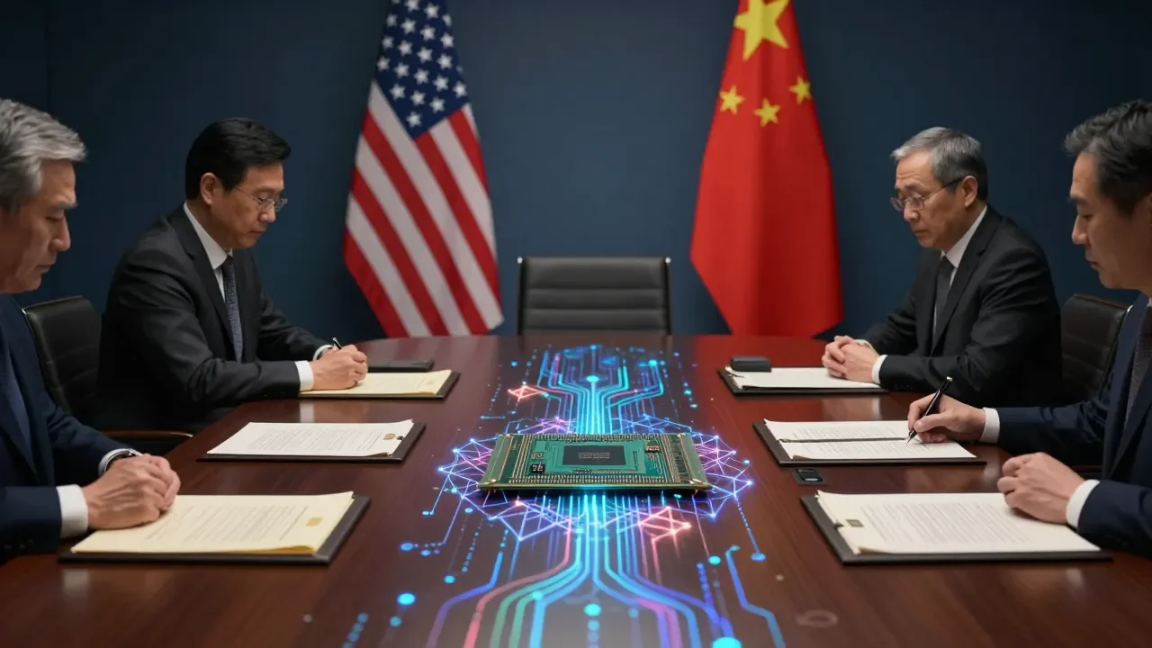 IA entra na pauta diplomática entre EUA e China como item de negociação - Imagem complementar