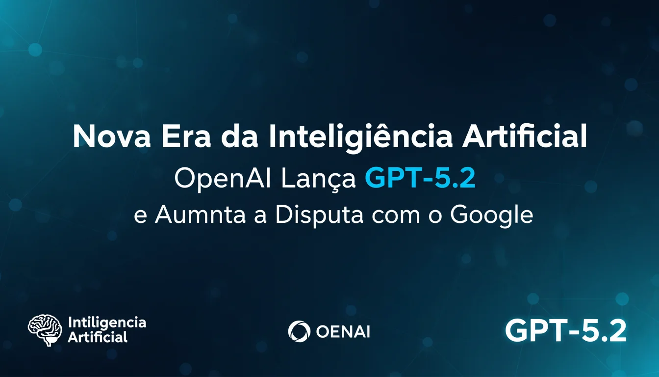 Nova Era da Inteligencia Artificial: OpenAI Lanca GPT-5.2 e Aumenta a Disputa com o Google