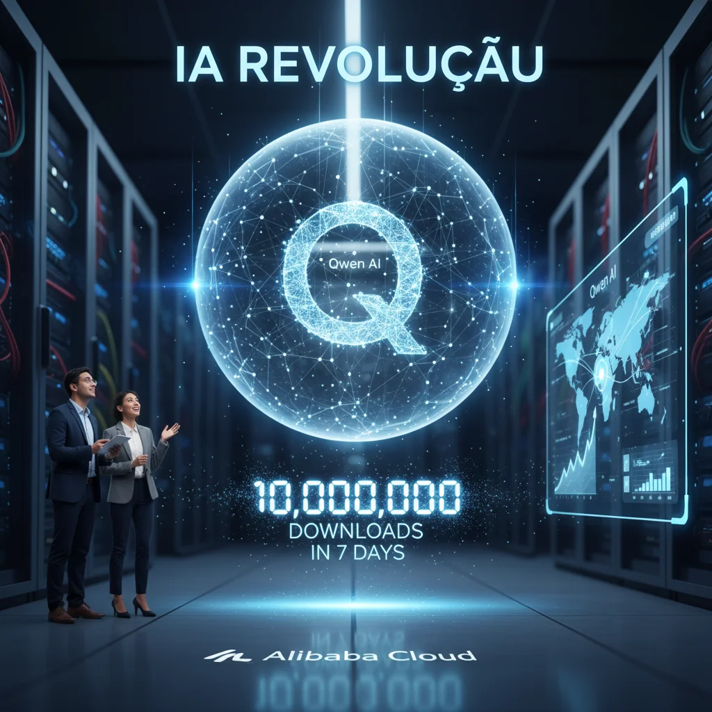Revolução na IA: Qwen AI da Alibaba Dispara com 10 Milhões de Downloads em Sete Dias