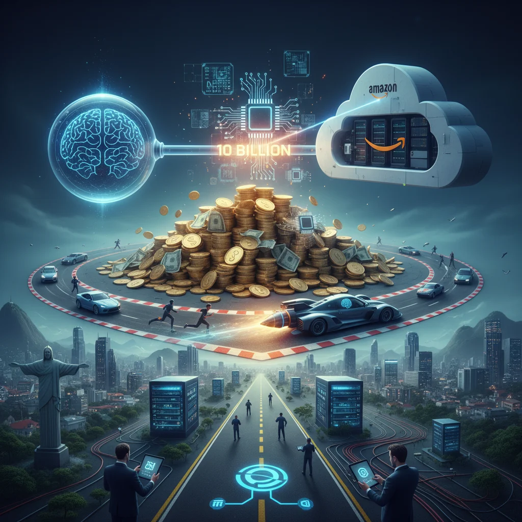 OpenAI e Amazon em negociações bilionárias: o que um aporte de US$10 bilhões e acesso a chips mudariam na corrida pela IA