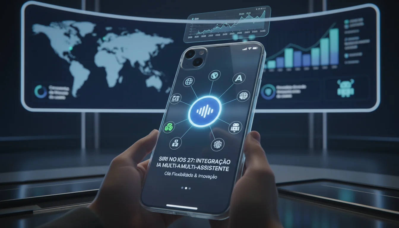Siri no iOS 27: Capacidade de Integrar Assistentes de Inteligência Artificial de Terceiros