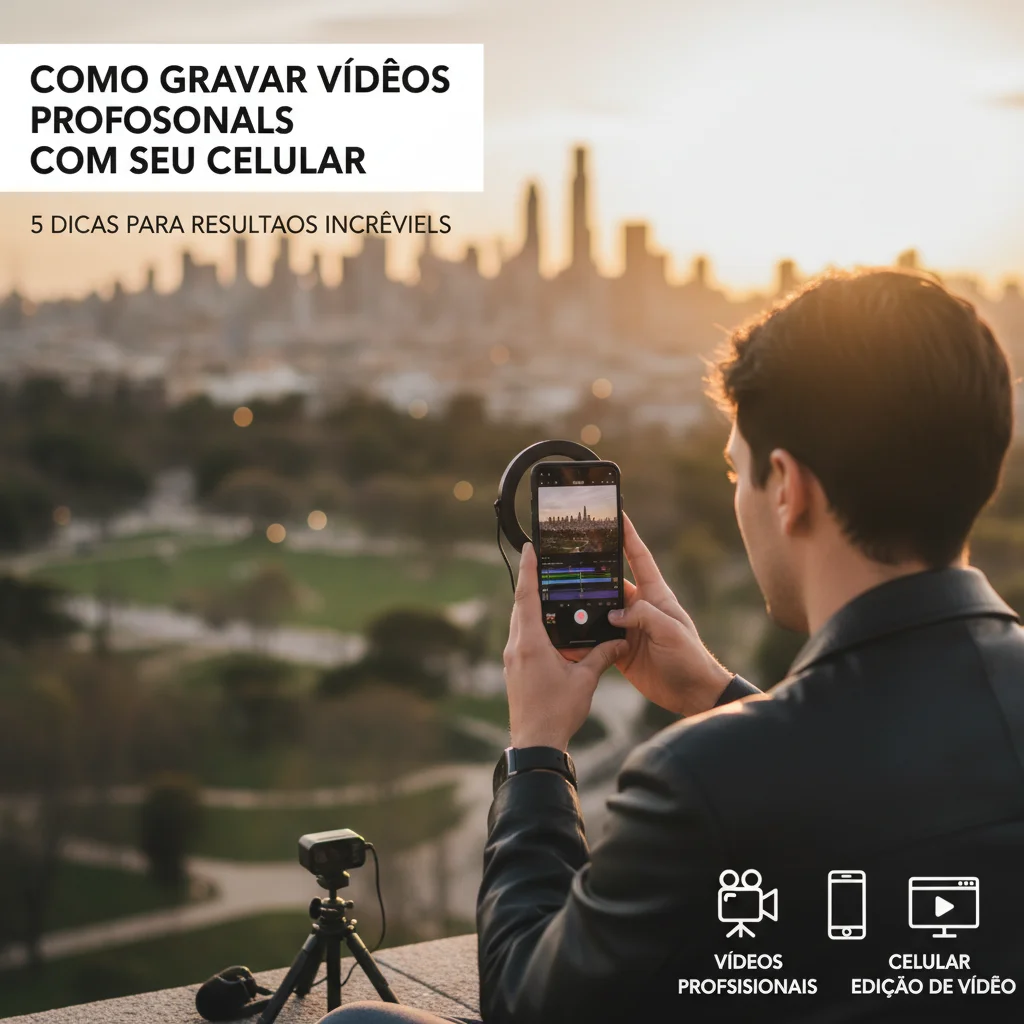 Como Gravar Vídeos Profissionais com Seu Celular: 5 Dicas para Resultados Incríveis