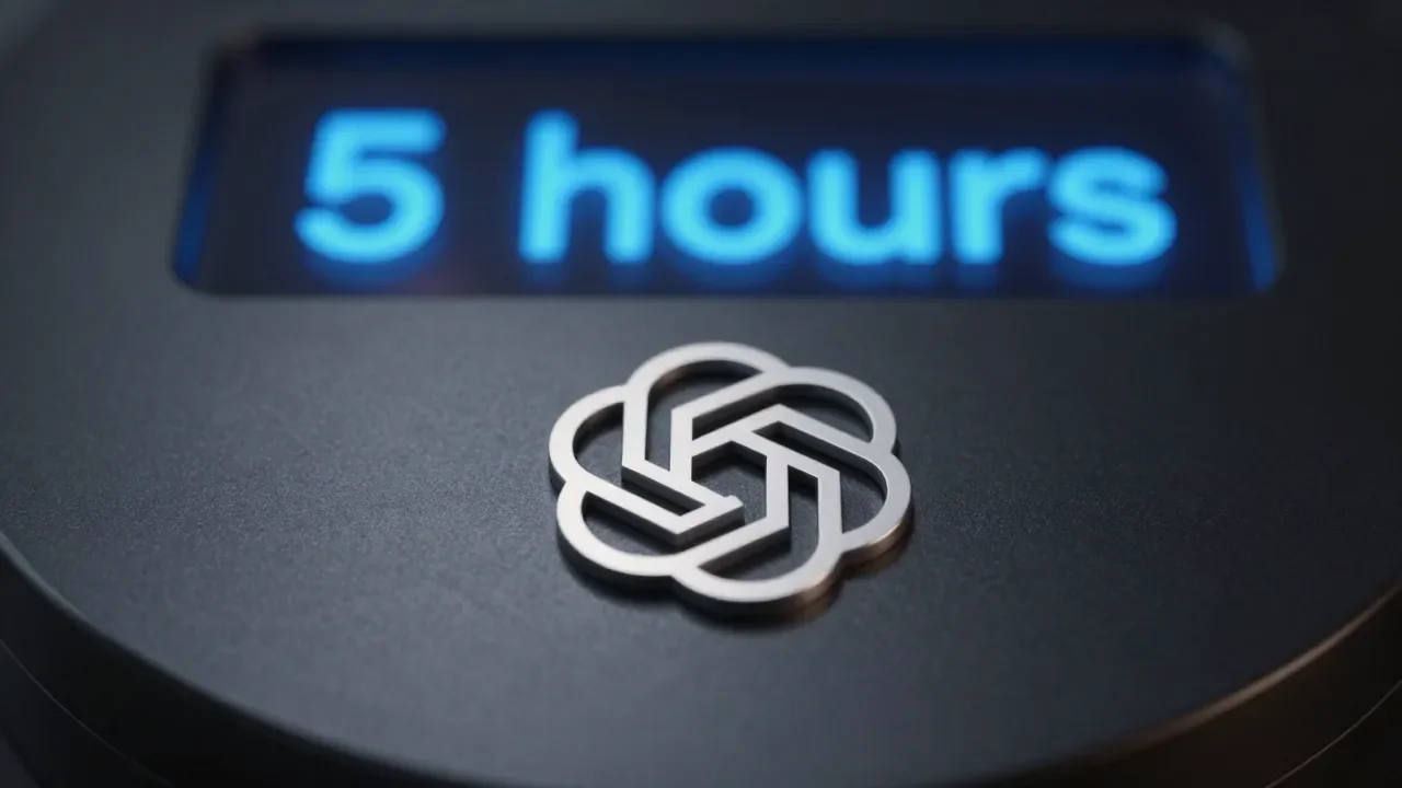OpenAI dá marcha a ré e traz de volta o limite de 5 horas no ChatGPT Plus: o que muda para quem usa Work e Codex - Imagem complementar