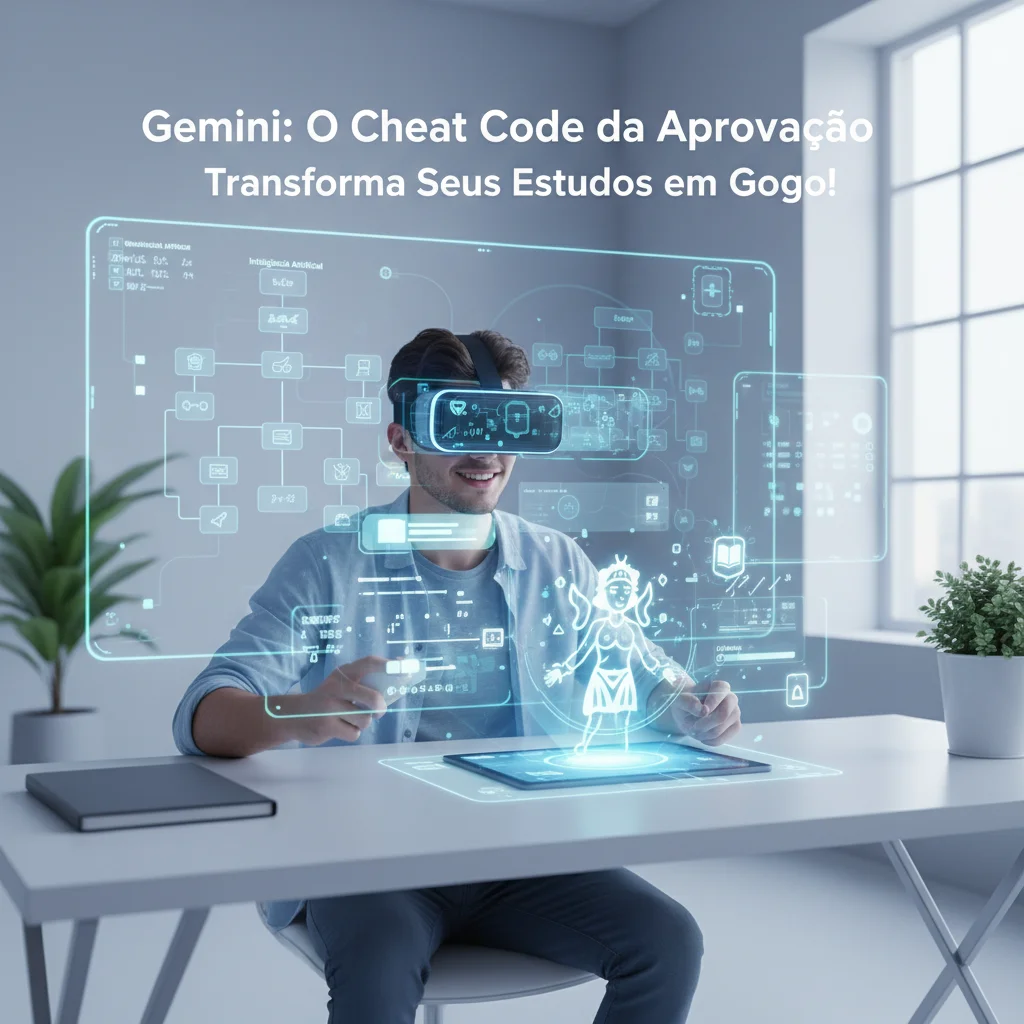 Gemini: O Cheat Code da Aprovação Que Transforma Seus Estudos em Jogo!