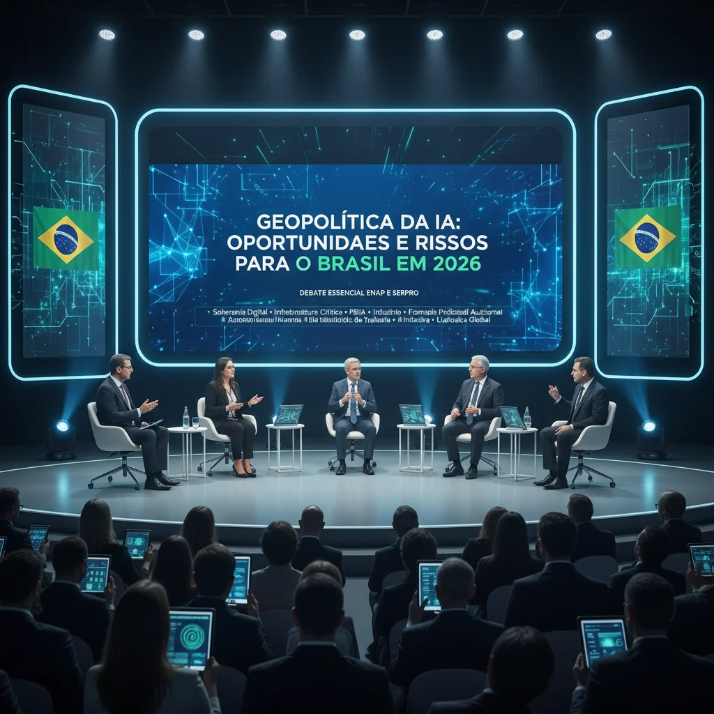 Geopolítica da IA: Oportunidades e Riscos para o Brasil em 2026 – Debate Essencial da Enap e Serpro