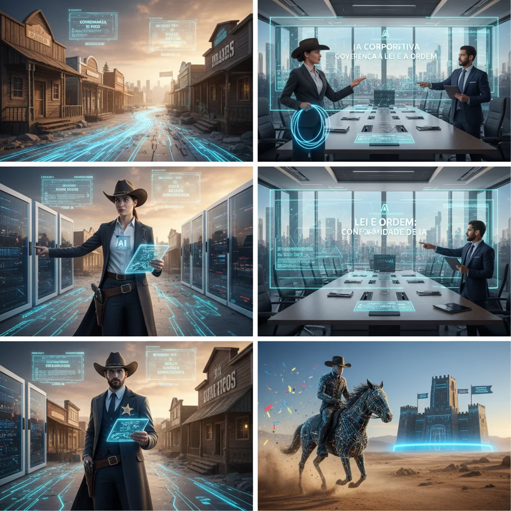 O Velho Oeste da IA nas Conversas Corporativas: É Hora de Estabelecer a Lei e a Ordem nos Seus Dados