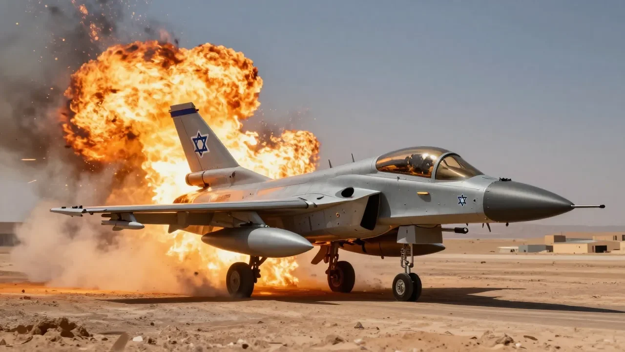 Vídeo de jato israelense explodindo no Kuwait é falso: conteúdo gerado por inteligência artificial alerta para desinformação